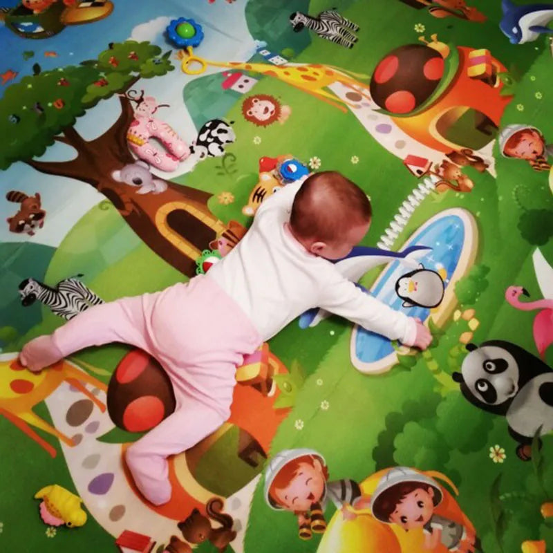 180*120cm Baby Play Mat Children Puzzle Toy Crawling