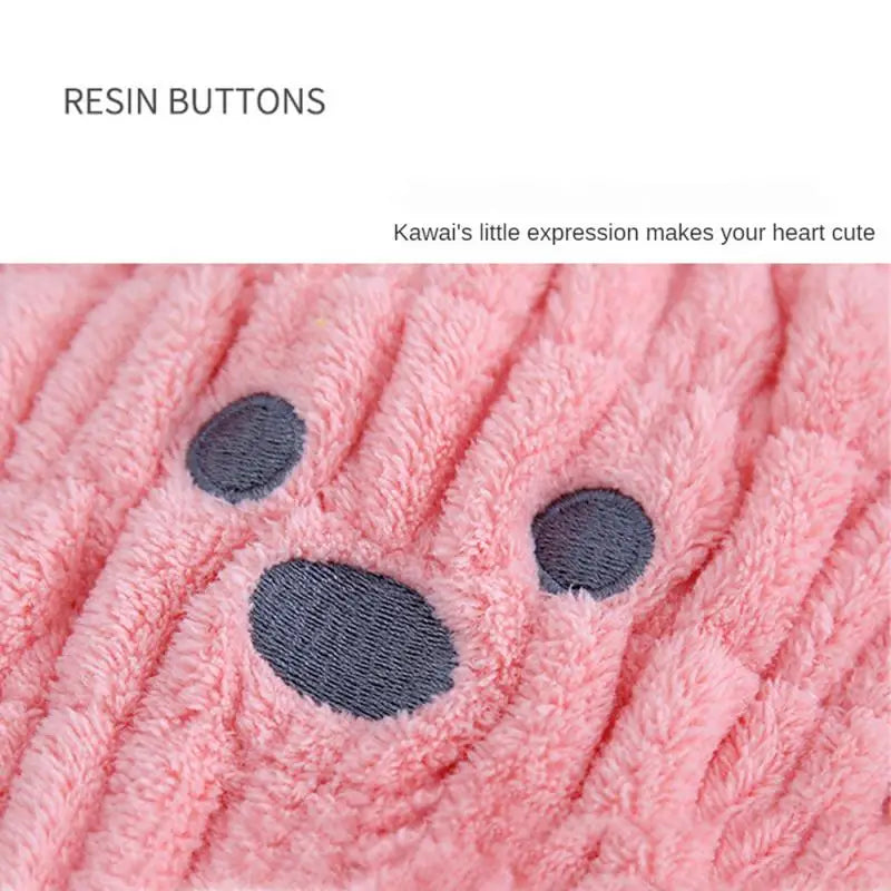 1PC New Cartoon Cute Dry Hair Cap For