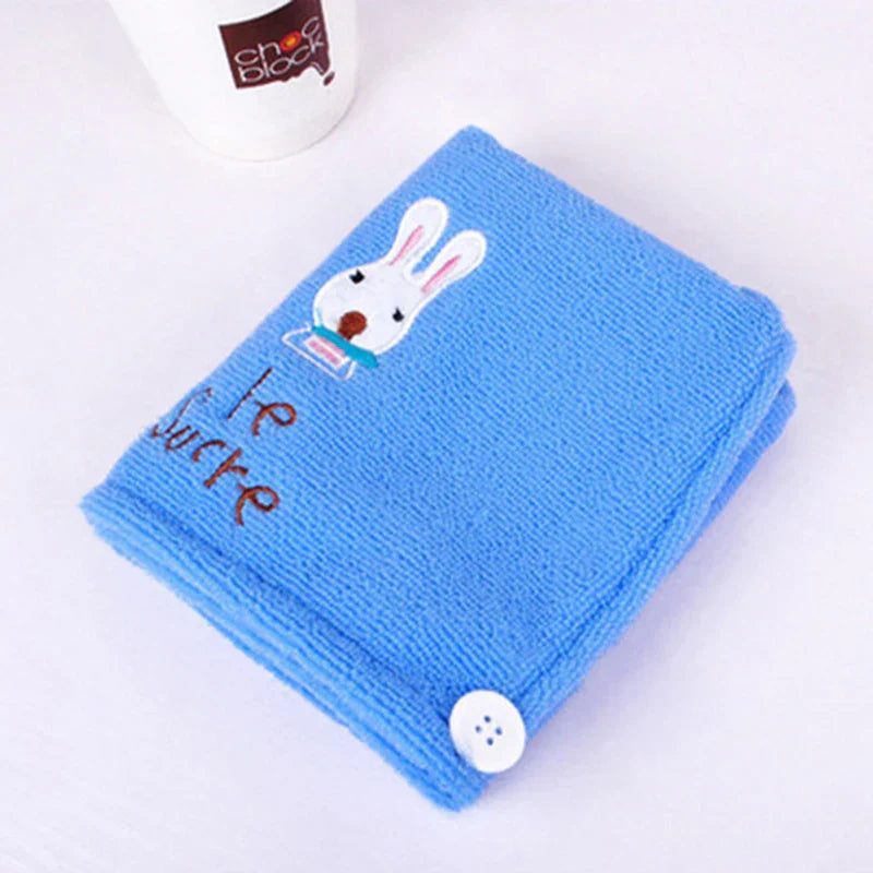 1PC New Cartoon Cute Dry Hair Cap For
