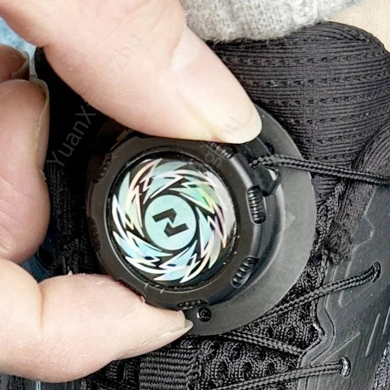 1Pair Swivel Buckle Automatic Shoelaces Without ties Adult