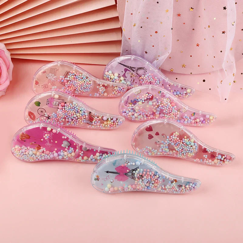 1Pc New Small Hair Care Comb Cartoon Unicorn