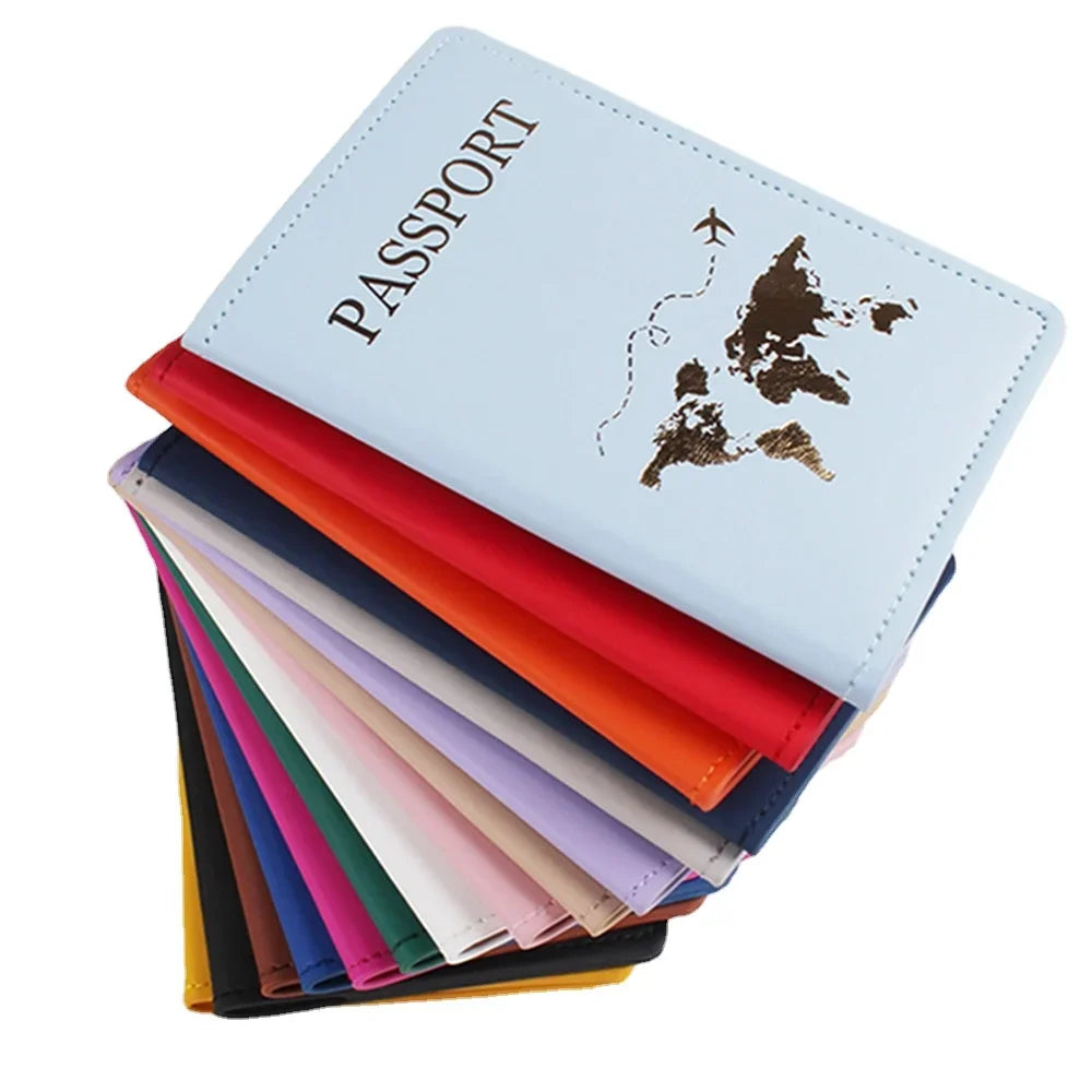 1Set PU Leather Flip Luggage Tag Light Soft