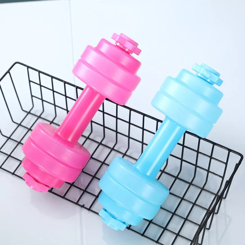 1kg Water Dumbbell Plastic Fitness Sports Aerobics Gym