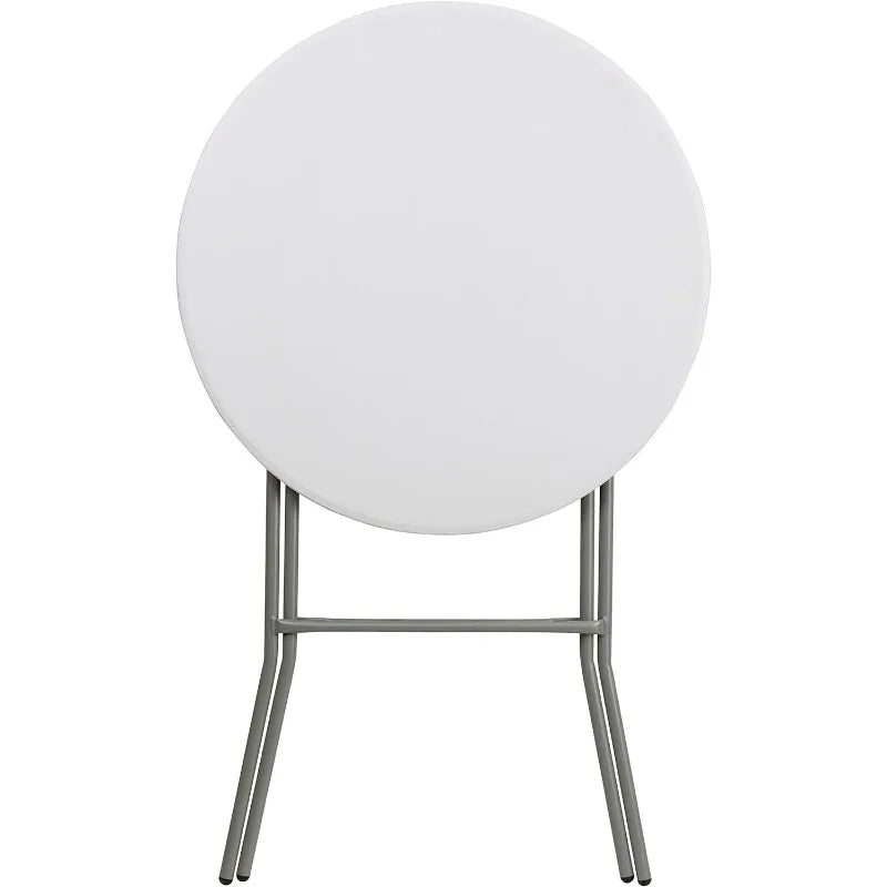 2.6' Round Folding Bar Height Table for Parties