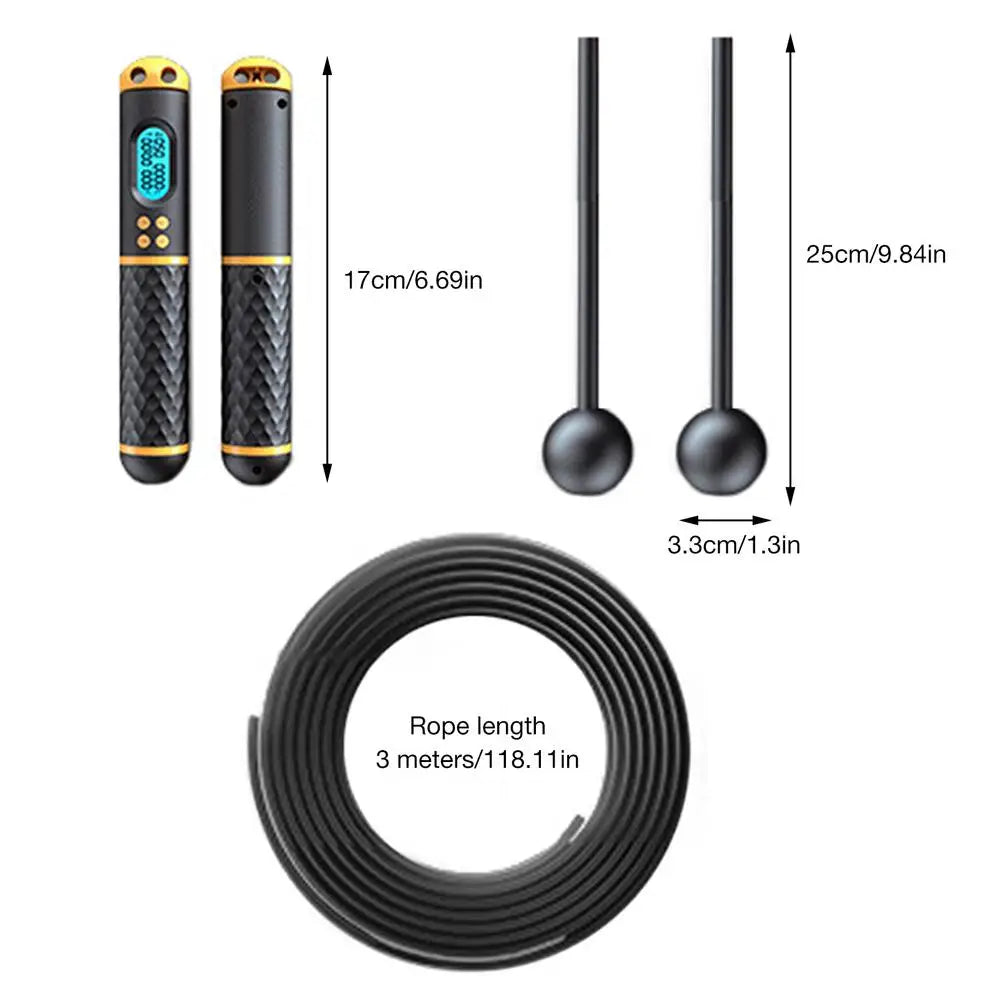 2 In 1 Professional Jump Rope Wire Cordless