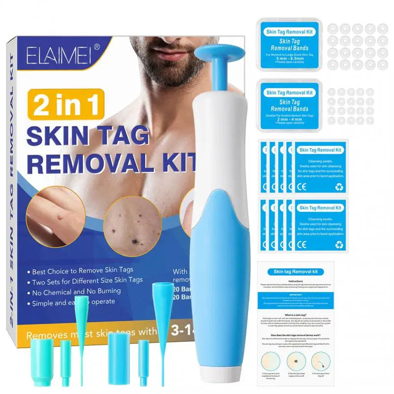 2 In1 Painless Auto Skin Tag Mole Wart