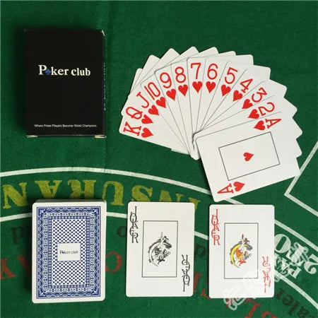 2 PCSSet Baccarat Texas Hold'em Plastic Waterproof Scrub