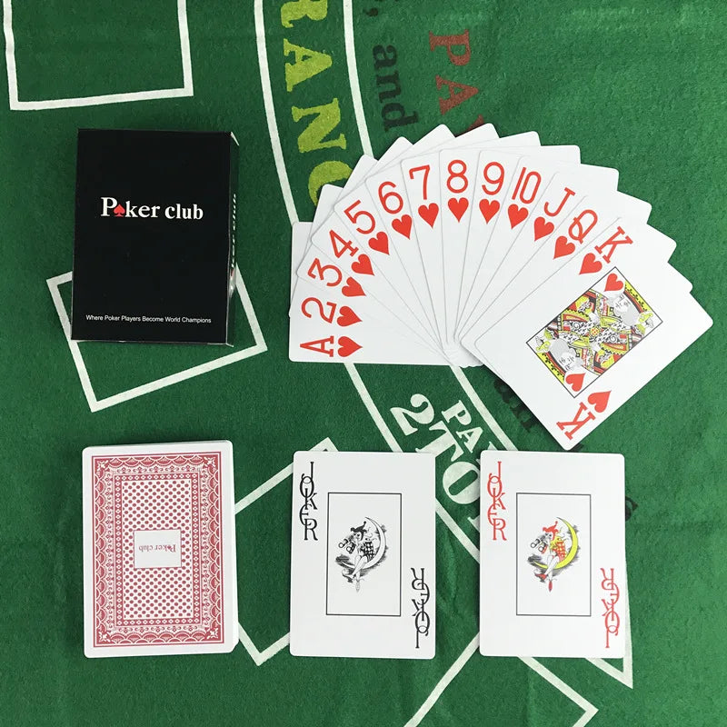 2 PCSSet Baccarat Texas Hold'em Plastic Waterproof Scrub