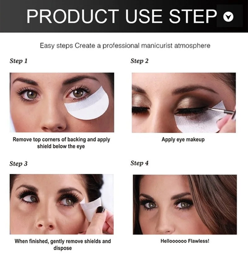 20/50/100PCS Eyeshadow Makeup Aids Disposable Makeup Protector Stickers