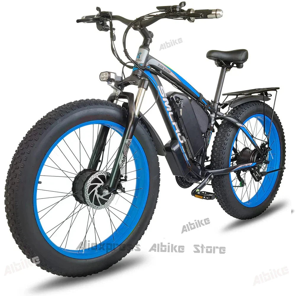 2000W Fat Tire Electric Bike 48V 22Ah 26" Mountain Ebike