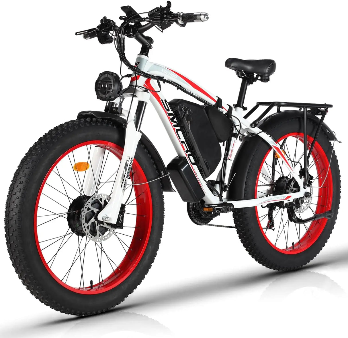 2000W Fat Tire Electric Bike 48V 22Ah 26" Mountain Ebike
