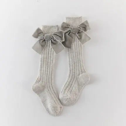 2020 Winter Kids Socks Toddlers Girls Big Bow