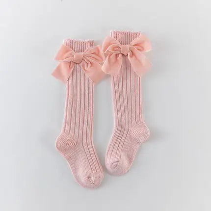 2020 Winter Kids Socks Toddlers Girls Big Bow