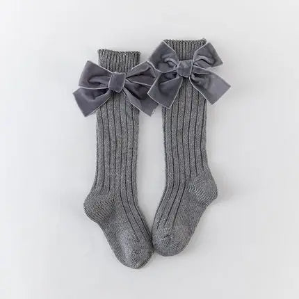 2020 Winter Kids Socks Toddlers Girls Big Bow