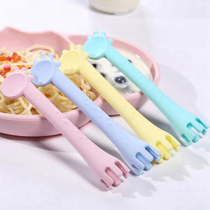 2021 NEW Silicone Spoon Giraffe Bpa Free 1Pc
