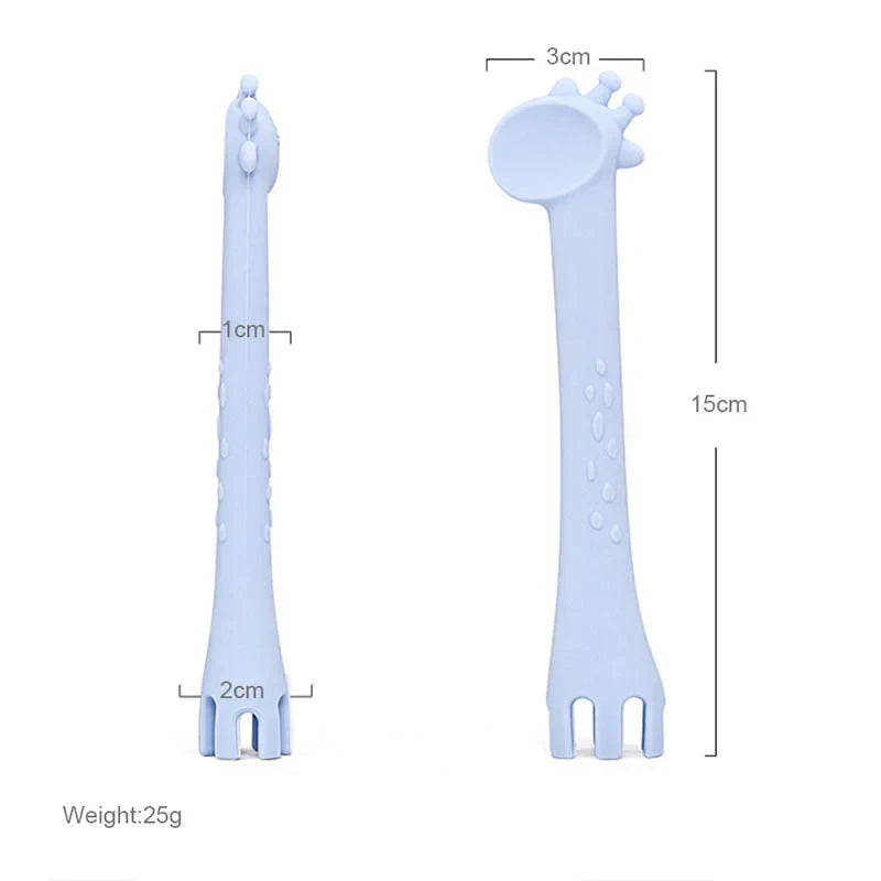 2021 NEW Silicone Spoon Giraffe Bpa Free 1Pc