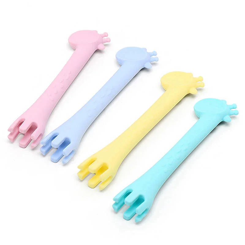 2021 NEW Silicone Spoon Giraffe Bpa Free 1Pc