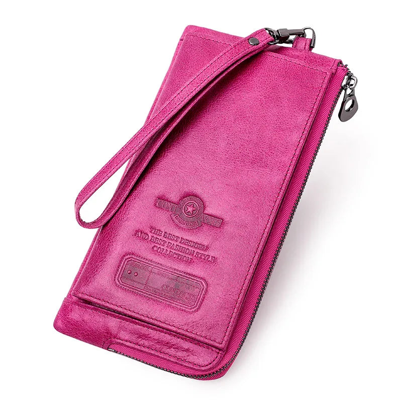 2022 Men's RFID Genuine Leather Wallet Clutch with Free Engraving