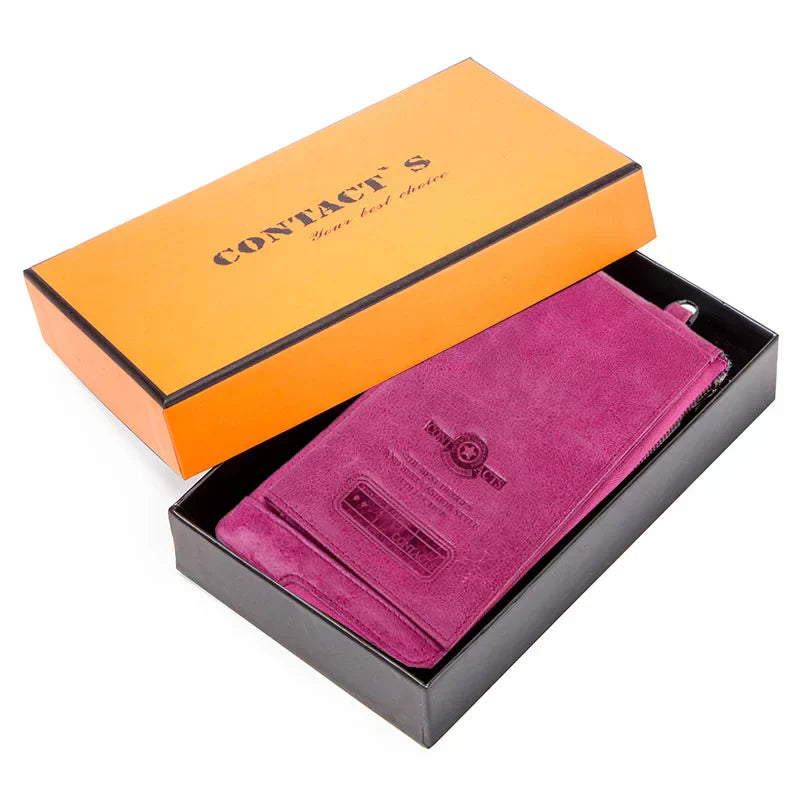 2022 Men's RFID Genuine Leather Wallet Clutch with Free Engraving