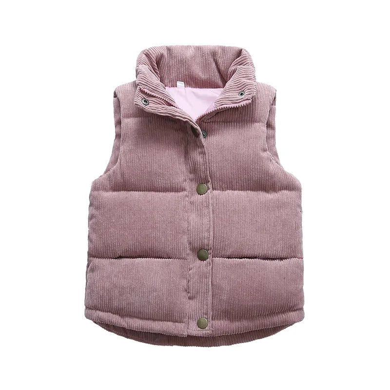 2023 Autumn Children Warm Thicken Vest Baby Cotton