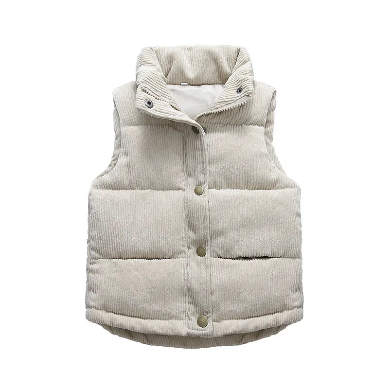 2023 Autumn Children Warm Thicken Vest Baby Cotton