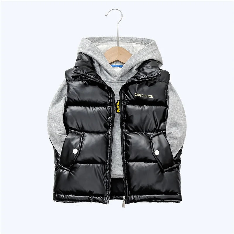 2023 Autumn Children Warm Thicken Vest Baby Cotton