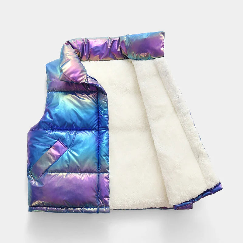 2023 Autumn Children Warm Thicken Vest Baby Cotton