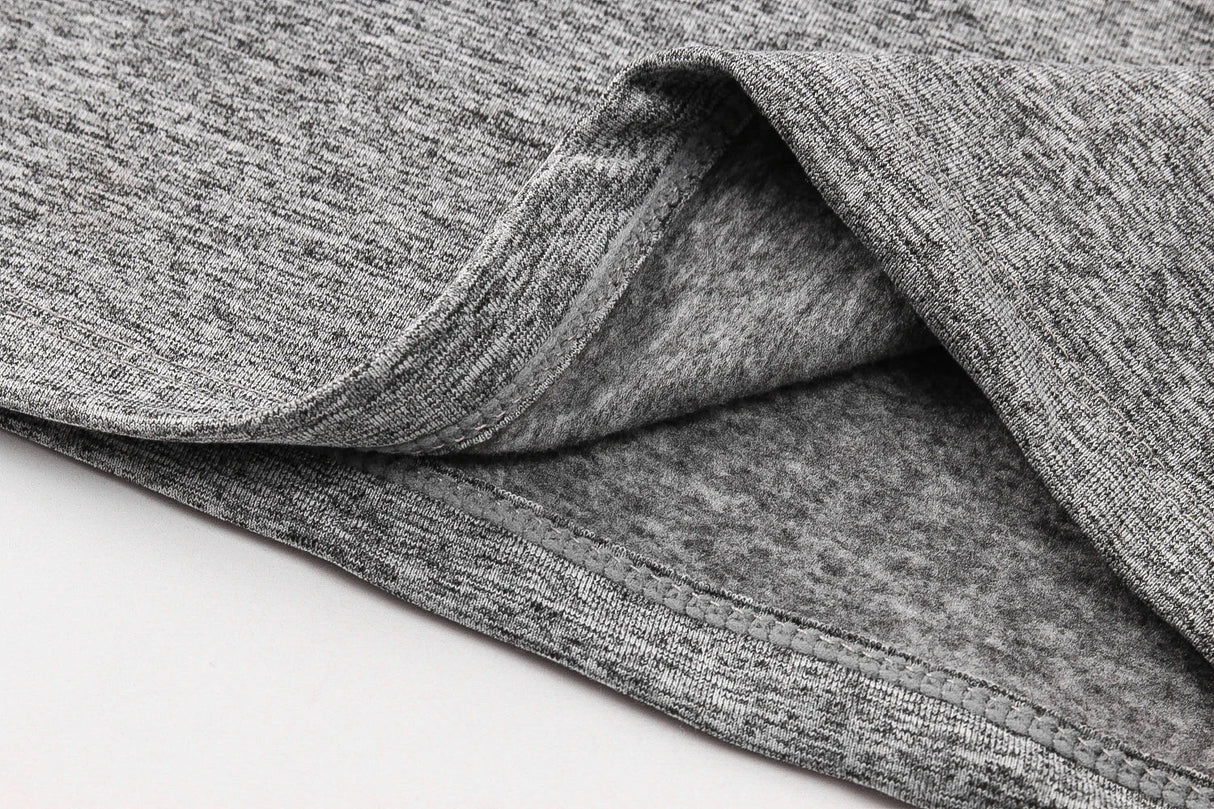 2023 Autumn Winter High Collar Shirt Men Compression