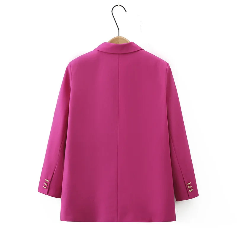 2023 Autumn Women Suit Jacket Plus Size Casual