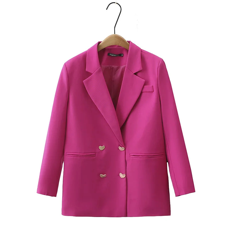 2023 Autumn Women Suit Jacket Plus Size Casual