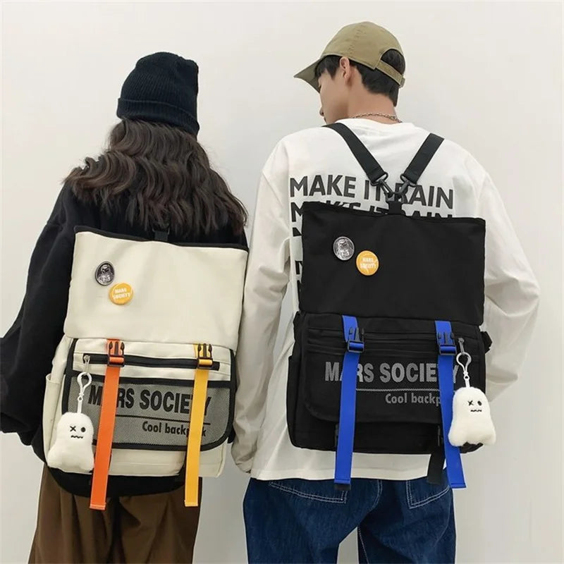 2023 Vintage High-Capacity Backpack – Multifunctional School Bag