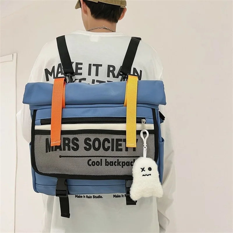 2023 Vintage High-Capacity Backpack – Multifunctional School Bag