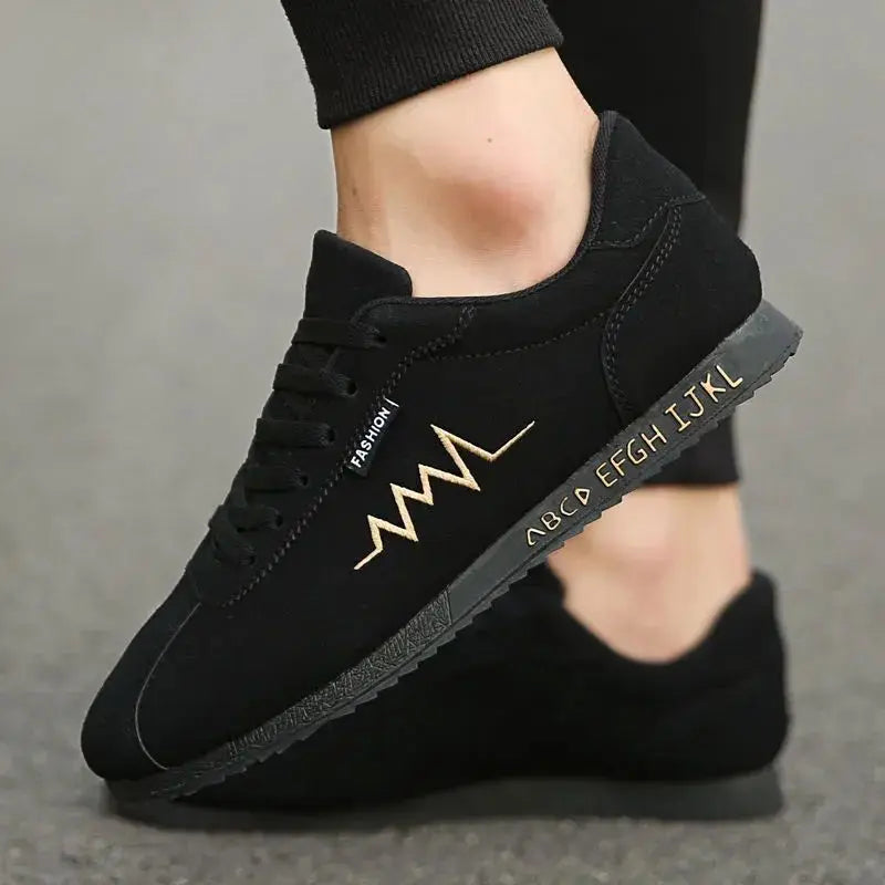 2023 Men's Red Summer Low Canvas Sneakers – Breathable Trainers