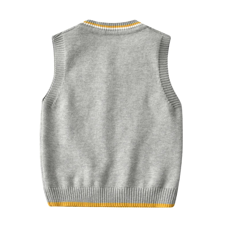 2023 Ins New Fashion Boys Sweater Vest Children