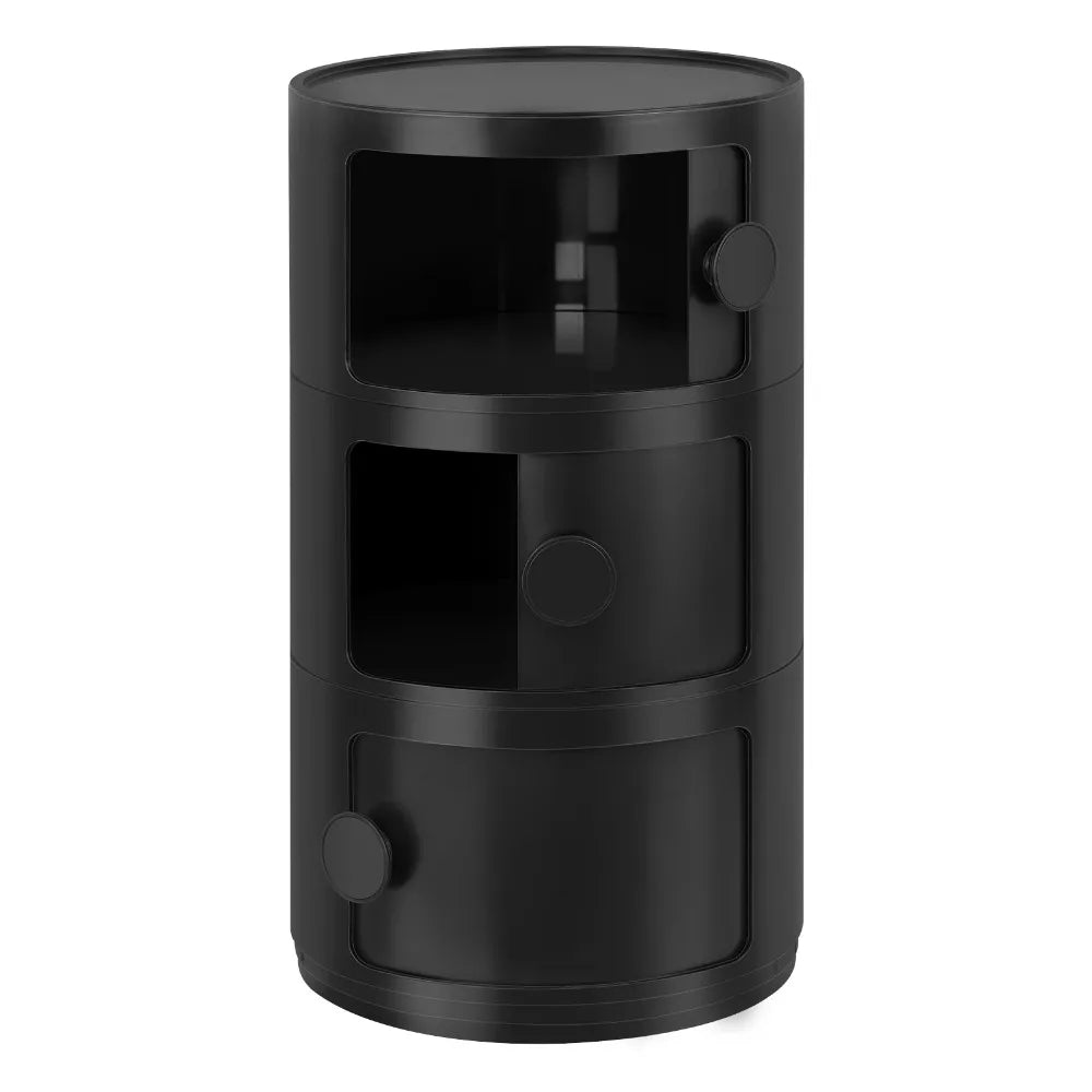 2023 New 3 Drawer Sliding Barrel Modern Bedroom