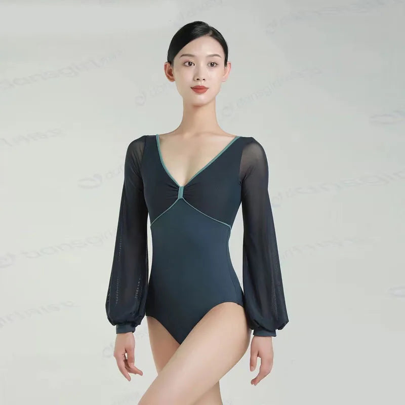 2023 New Ballet Dresses Adult Lantern Long Sleeve