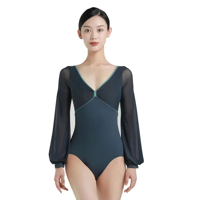 2023 New Ballet Dresses Adult Lantern Long Sleeve