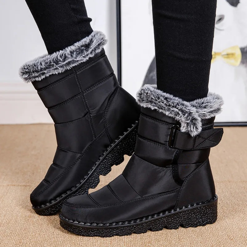 2023 Women's Warm Plush Ankle Snow Boots