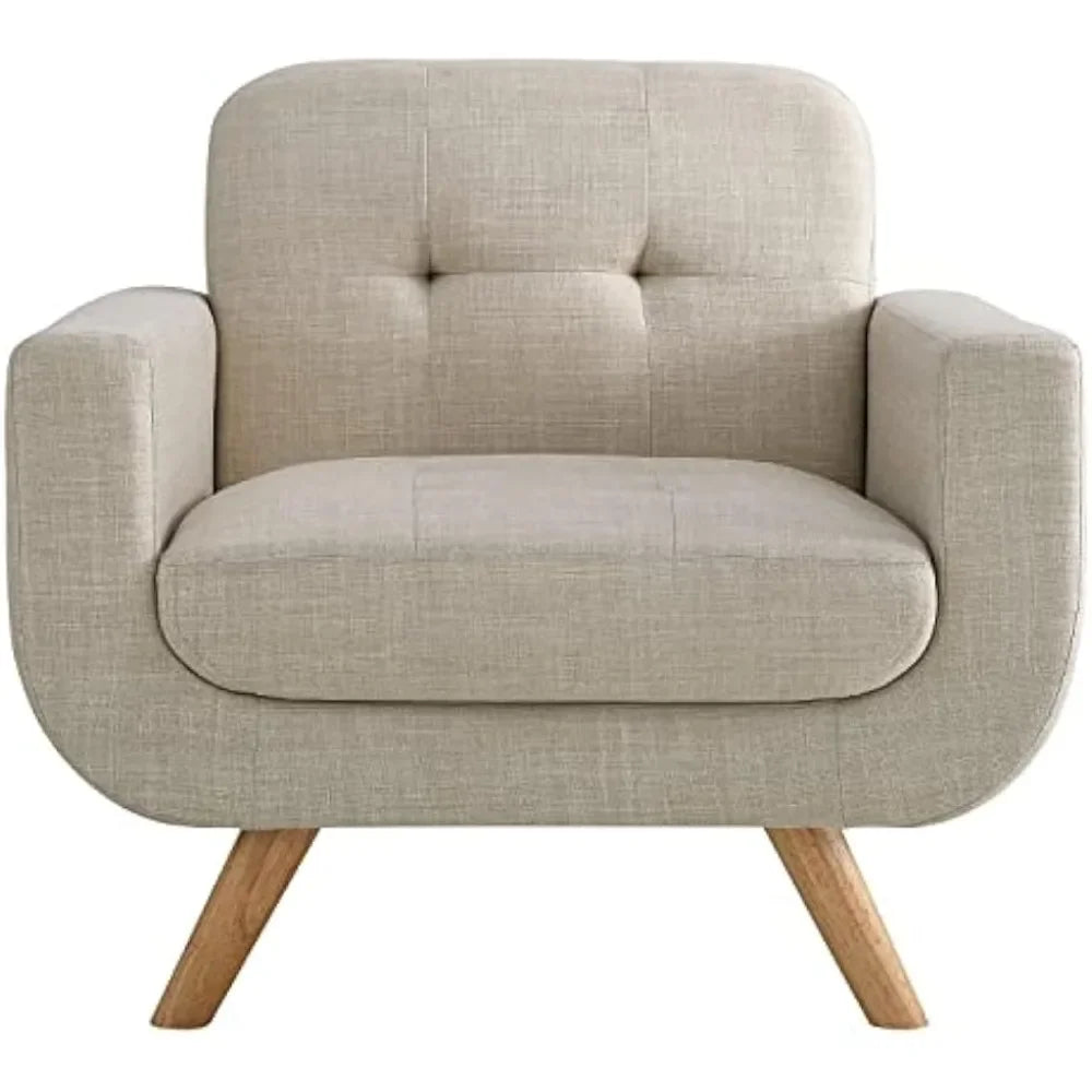 2023 Rosevera Elena Contemporary Accent Armchair with Linen