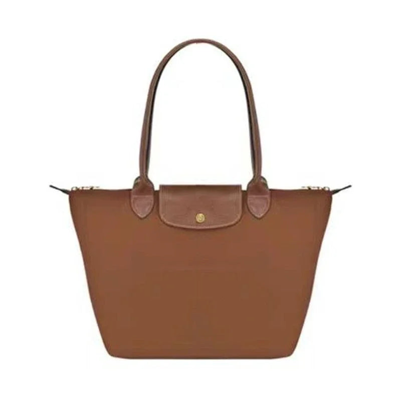 2024 New Fashion High Capacity Embroidered Nylon Shoulder Shopping Bag