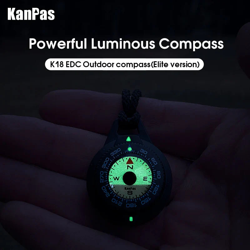 2024 New Kanpas EDC outdoor compass with luminous