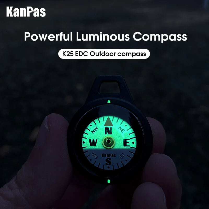 2024 New Kanpas EDC outdoor compass with luminous