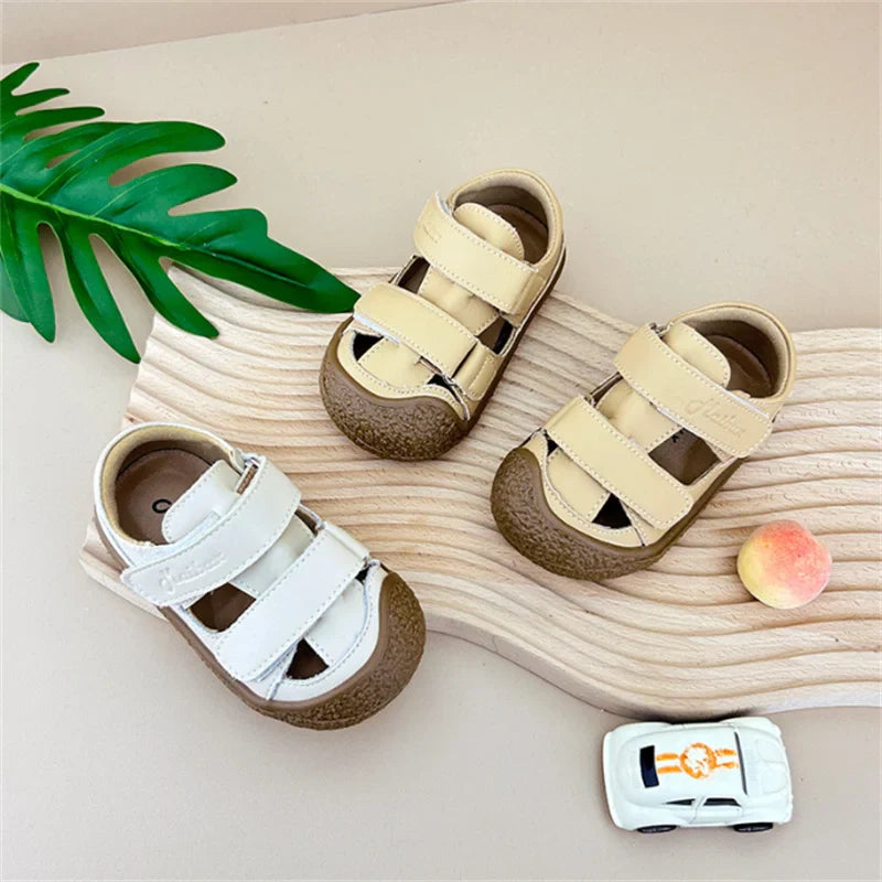 2024 New Summer Baby Shoes For Boys Leather