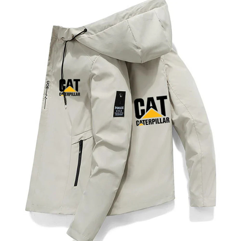 2024Caterpillar Aviator man Windproof Zipper Jacket Spring And