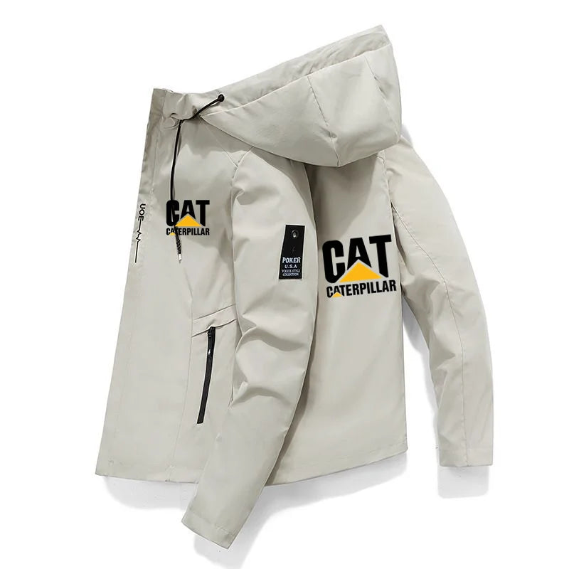 2024Caterpillar Aviator man Windproof Zipper Jacket Spring And
