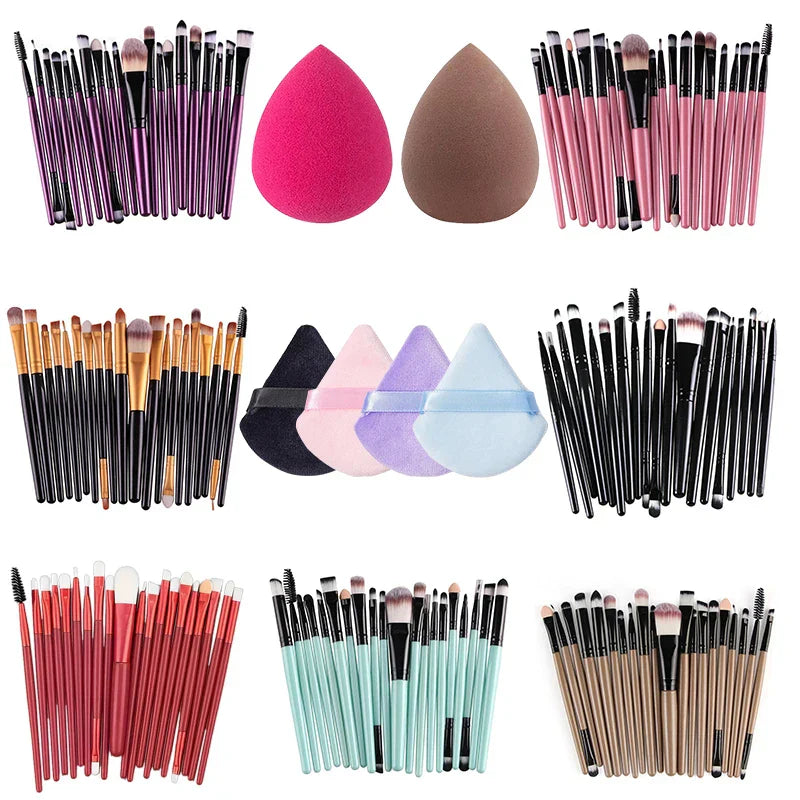 20Pcs Soft Makeup Brushes Set for cosmetics Foundation