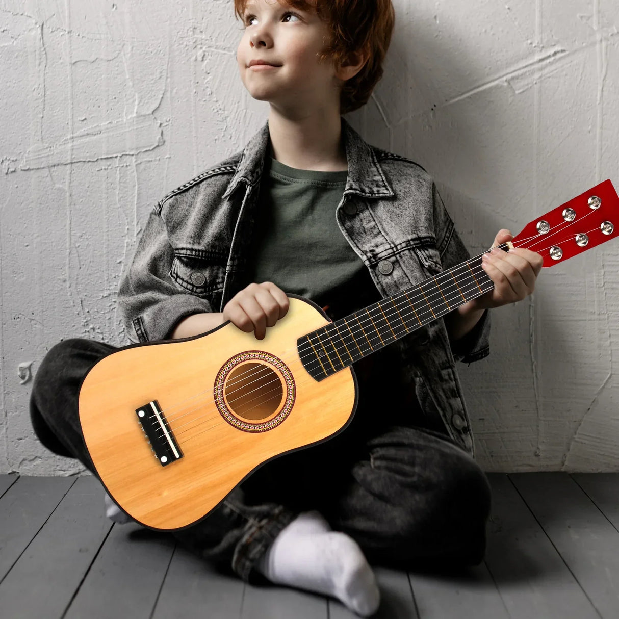 23 Inch Folk Acoustic Guitar Beginner Music Instrument