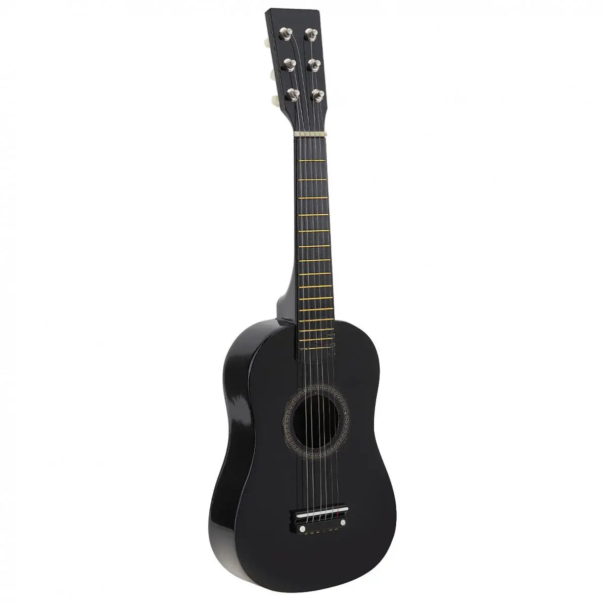 23 inch Black Basswood Acoustic Guitar With Guitar