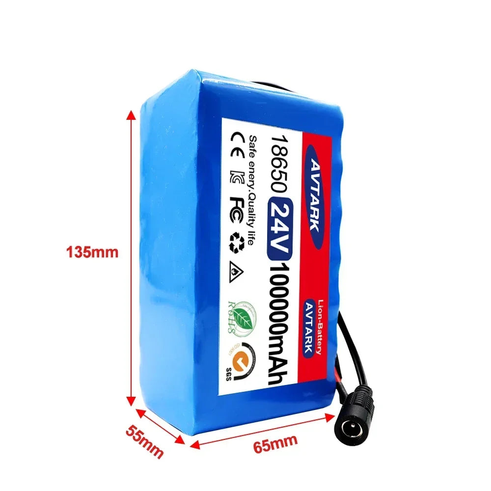 24V 7S3P 18650 Lithium Ion Battery Pack 29.4V