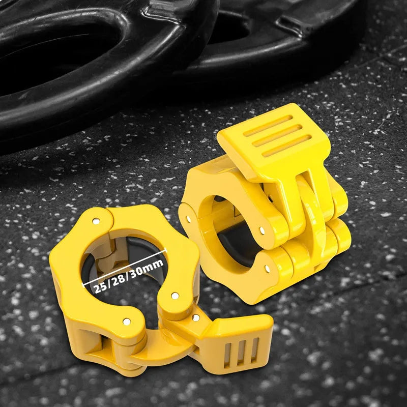 25/28/30mm Barbell Clamp Collars Quick Release Pair of